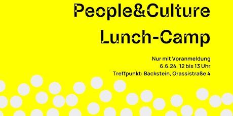 Imagem principal do evento People&Culture Lunch-Camp
