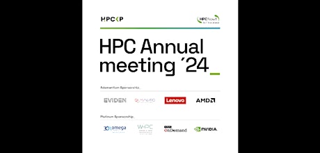 HPC Knowledge Meeting ’24
