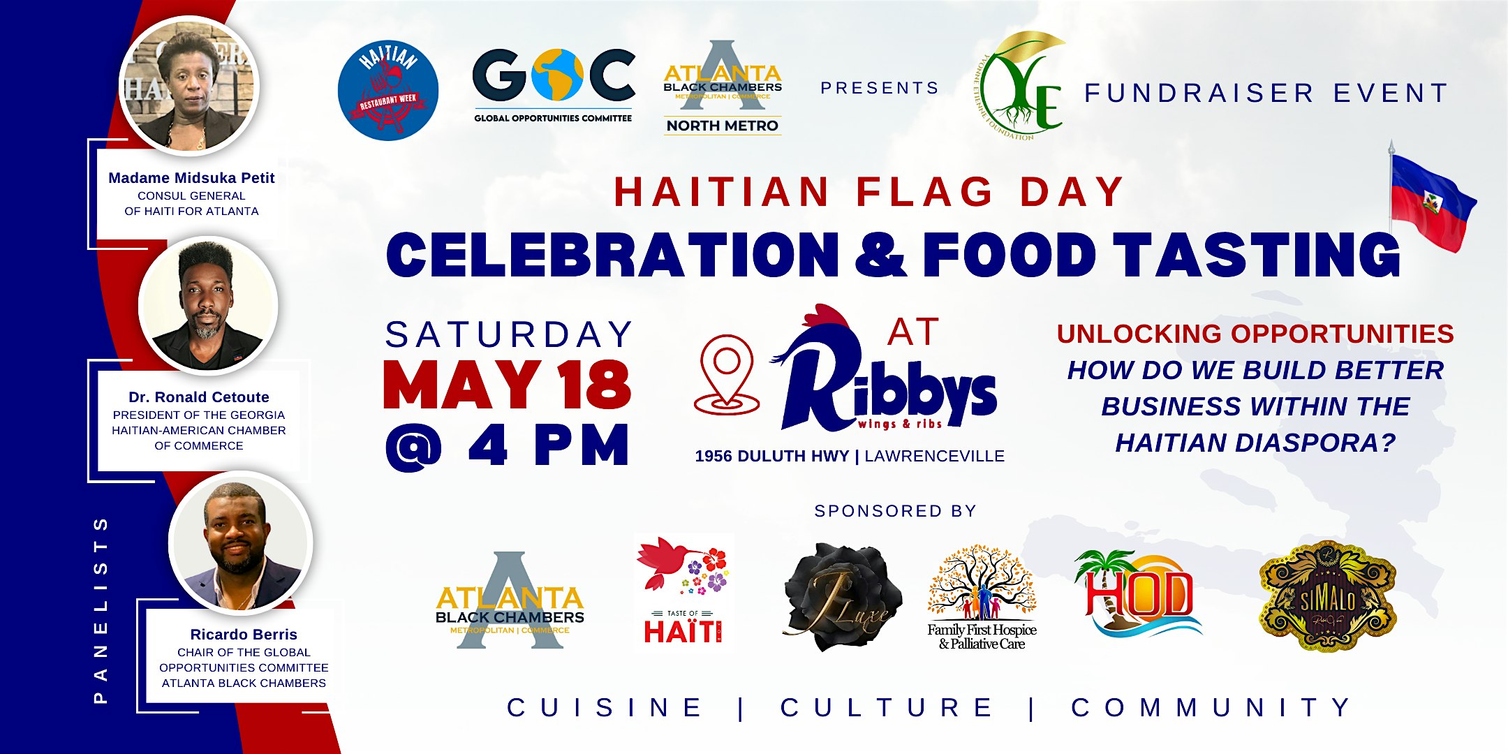 Haitian Flag Day Celebration & Food Tasting at Ribby's