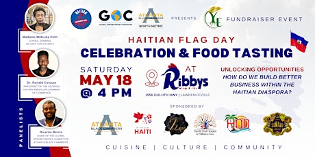 Haitian Flag Day Celebration & Food Tasting at Ribby's (fundraiser event)