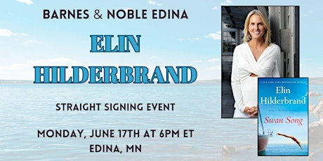 Signing with Elin Hilderbrand for SWAN SONG at B&N-Edina