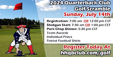 Imagem principal do evento 2024 Heritage Hills Quarterback Club Golf Scramble