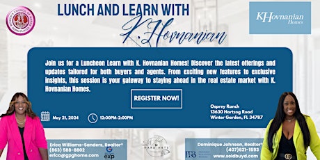 Lunch N Learn with K. Hovnanian