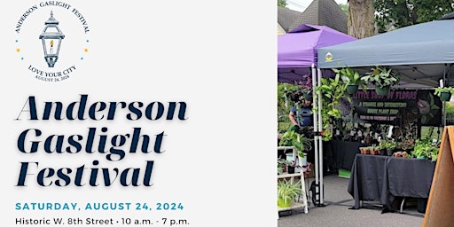 Anderson Gaslight Festival BOOTH VENDOR Sign-Up primary image