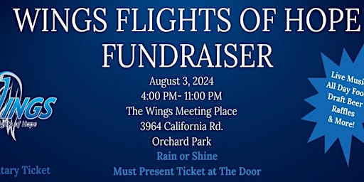 Wings Flights of Hope Fundraiser primary image