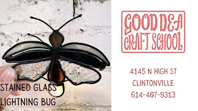 Stained Glass - Lightning Bug light