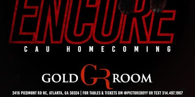 Cau Homecoming Gold Room Atlanta October Saturday 19