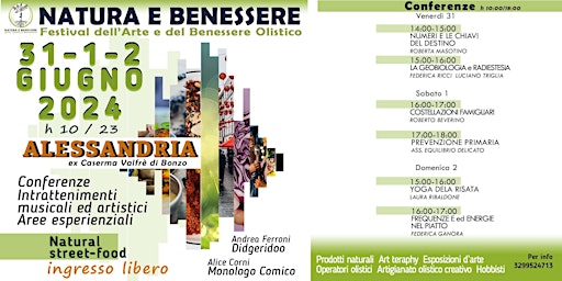 Immagine principale di NATURA E BENESSERE- Festival dell'arte e del Benessere olistico  2024 