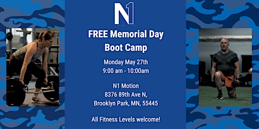 FREE Memorial Day Boot Camp