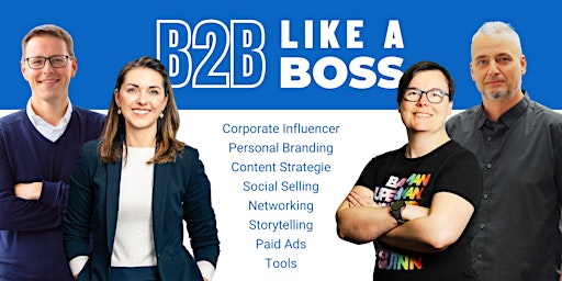 Primaire afbeelding van Masterclass: B2B Like A Boss Corporate Edition 2024 (Juli)