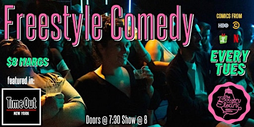 Freestyle Comedy at The Bowery Electric!  Tuesday @ 7:30PM primary image