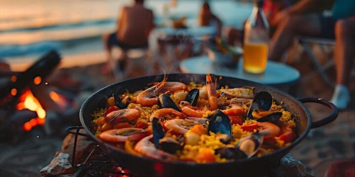 Hauptbild für Paella & Sangria beach party @ Castello Miramare Maccarese