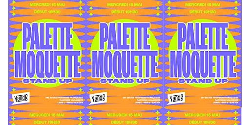 Imagem principal do evento Soirée Palette-Moquette N°4