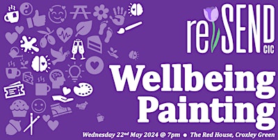 Imagem principal do evento reSEND Wellbeing Painting Session