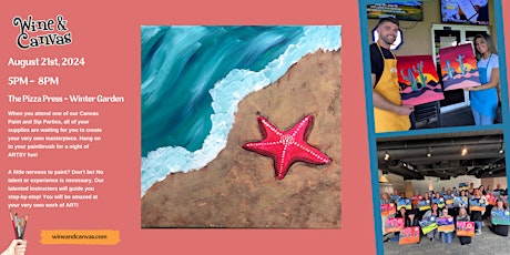 Winter Garden Paint and Pizza – Starfish in the Sand
