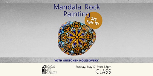 Mandala Rock Painting primary image