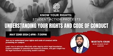 Know Your Rights: Understanding Student Action Protest & Code of Conduct