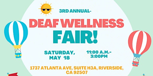 Imagem principal do evento Deaf Wellness Fair