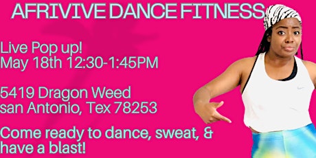 AfriVive Dance Fitness-Live pop up event