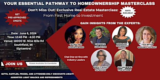 Immagine principale di Your Essential Pathway to Homeownership Masterclass Blueprint 