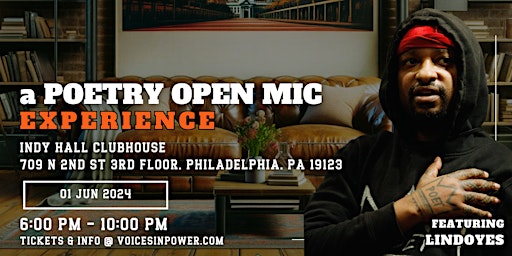 Voices In Power: a Poetry Open Mic Experience ft. LindoYES | PHILLY  primärbild