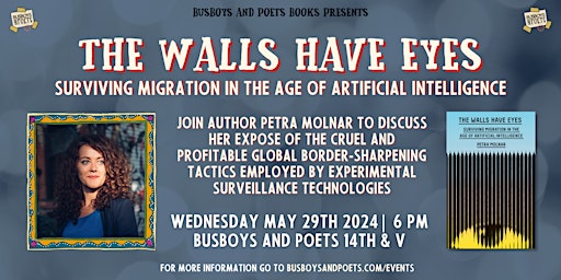 Primaire afbeelding van THE WALLS HAVE EYES | A Busboys and Poets Books Presentation