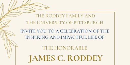 Image principale de Hon. Jim Roddey Memorial Celebration