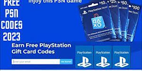 Free PSN gift cardPSN gift card codes 2023 unused list