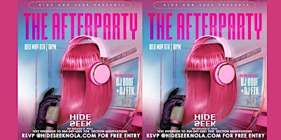 Image principale de PINK WEDNESDAY concert after party with DJ BOOF