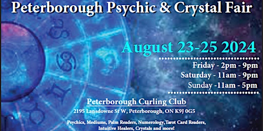 Imagem principal do evento Peterborough Psychic & Crystal Fair