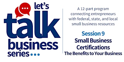 Hauptbild für Small Business Certifications: Qualifications and Benefits