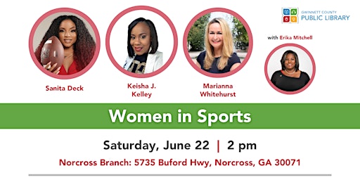 Imagem principal do evento Women in Sports Panel Discussion