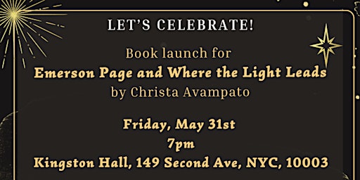 Imagen principal de Free book launch party: Emerson Page and Where the Light Leads