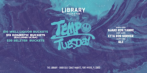 Tempo Tuesday May 7th @ The Library primary image
