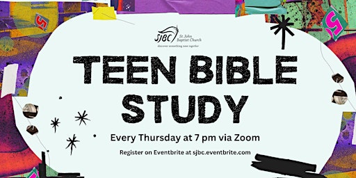 Virtual Teen Bible Study primary image