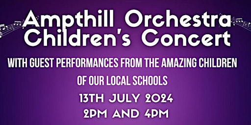 Image principale de Ampthill Orchestra Children's Concert - 4pm