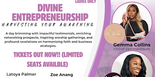 Imagem principal do evento Divine Entrepreneurship ; Harvesting your awakening