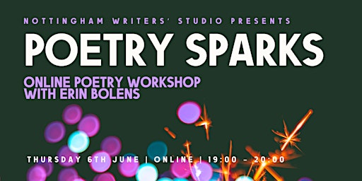 Imagem principal do evento Poetry Sparks - Online Poetry Writing Workshop