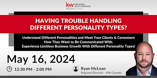Imagem principal do evento Having Troubles Handling Different Personality Types?