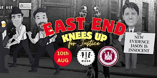 Imagem principal do evento FREEJASONMOORE:  East End Knees-Up for Justice!