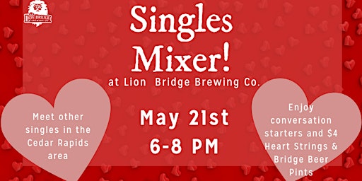 Primaire afbeelding van Singles Night Mixer at Lion Bridge Brewing Co.