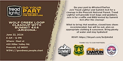 Imagem principal do evento Wolf Creek Loop Cleanup with Summit 4x4