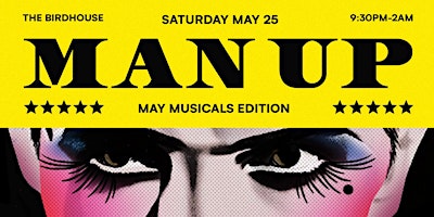 Imagem principal do evento Man Up: May Musicals