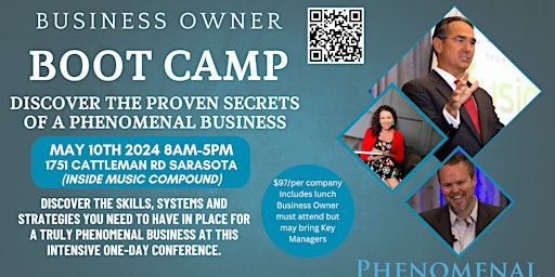 Image principale de Business Boot Camp! Learn the proven skills, systems & strategies!
