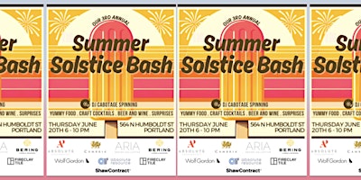 Imagem principal do evento 2024 Summer Solstice Bash