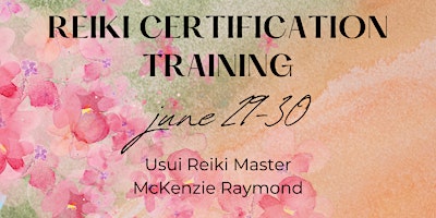 Reiki Energy Healing Certification Training primary image