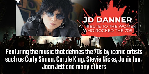 Imagem principal do evento JD Danner Sings The Women of Rock