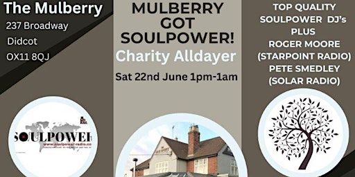 Imagem principal do evento Mulberry Got Soulpower