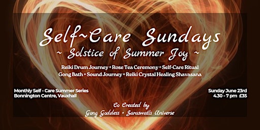 Hauptbild für Summer Solstice Sound + Gong Bath Workshop With Reiki + Rose Tea Ceremony