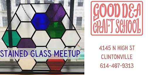 Imagem principal de Stained Glass Meetup - Meet other artists and work in our studio